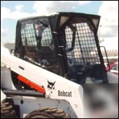 Full-vue bobcat g skid steer tractor cab enclosure