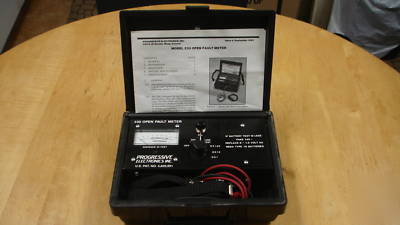 Progressive electronics model 230 open fault meter used