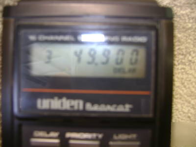 Uniden bearcat 100XL 16 channel scanning radio working