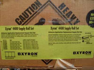Xyron 4400 supply roll set -permanent high tack 