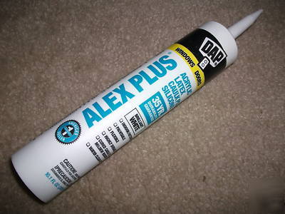 White alex plus acrylic latex caulk by dap 43910 