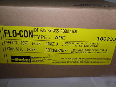 New parker A9E flo-con hot gas bypass regulator 