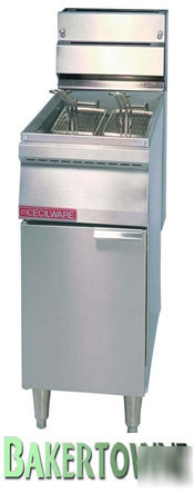 Cecilware fmp-40BSS floor standing gas deep fryer 