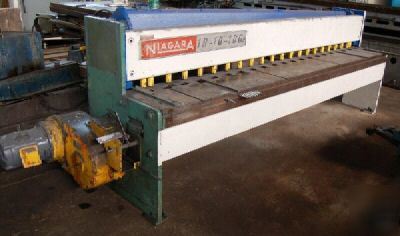 10' x 10 ga niagara mechanical power sq shear #25467