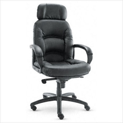 Alera nico high-back swivel and tilt chair in black