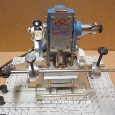 Howard model 45 personalizer, foil imprinter