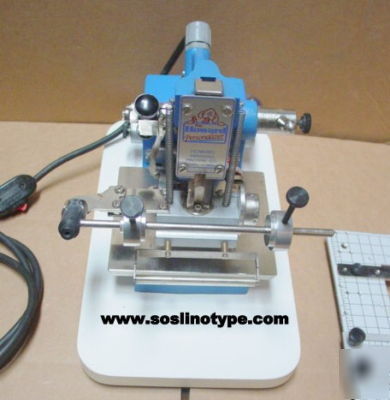 Howard model 45 personalizer, foil imprinter