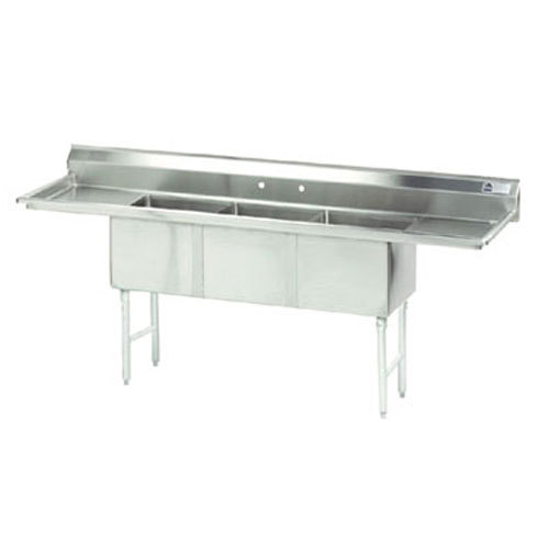 Advance fc-3-1818-18RL-x sink, 3 compartment, 18