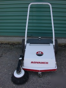 Advance machine co. self cleaning sweeper model M26
