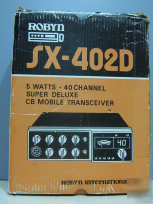 Robyn sx-402D 40 channel cb mobile transceiver 