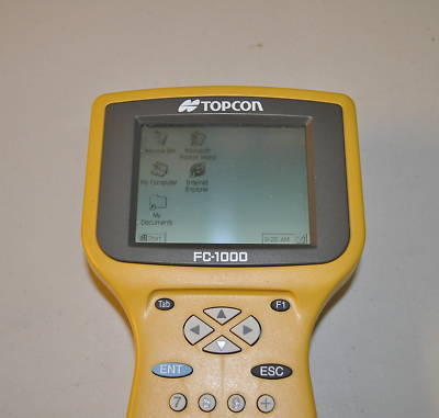 Topcon fc-1000 data collector w/charger - very nice