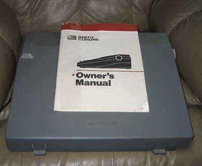 Smith corona electric typewriter-dictionary-manual-mint
