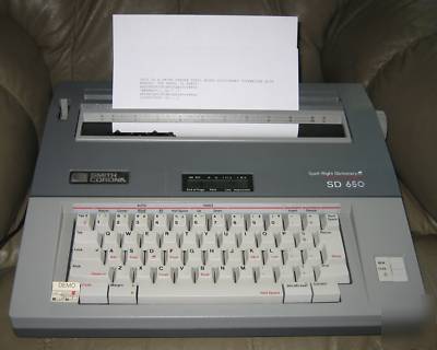 Smith corona electric typewriter-dictionary-manual-mint