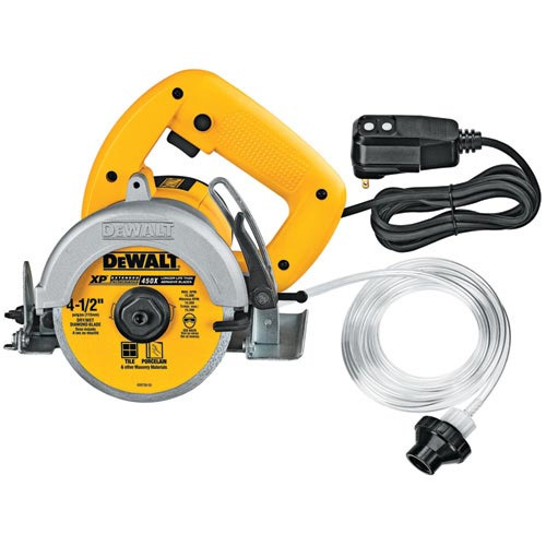 Dewalt DW861W r 4.5 inch wet/dry masonry saw w/ warnty 