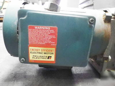 Us motors torqube gear drive w/ reliance ac motor .5HP