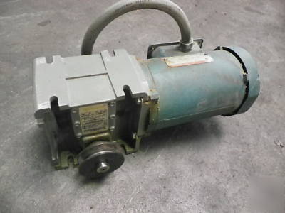 Us motors torqube gear drive w/ reliance ac motor .5HP