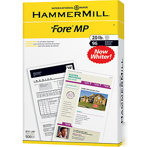 Hammermill fore mp paper 8.5 x 14 500 sheets ream