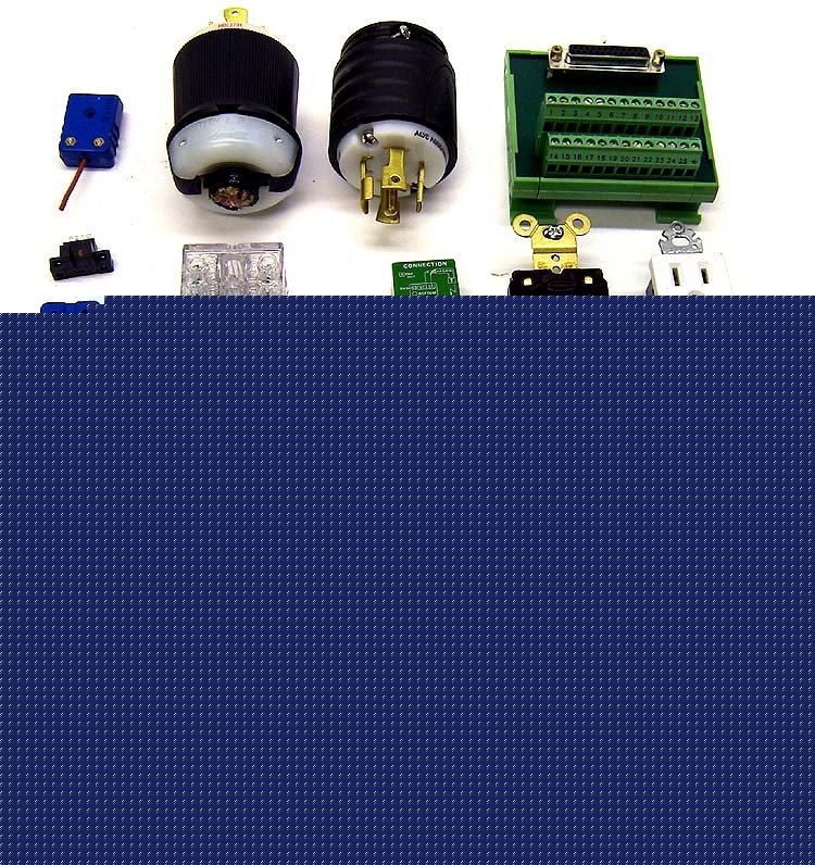 Lot relay plug pushbutton switch terminal block sensor