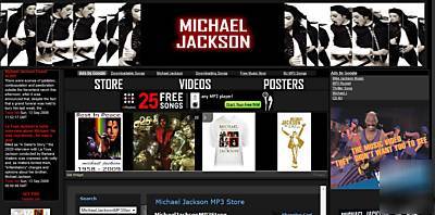 Michael jackson turnkey website hosted free for life 