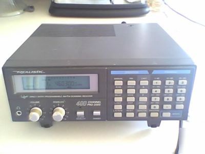 Radio shack-pro-2005 programmable scanner