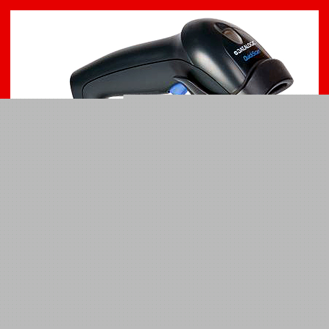 New datalogic QS65 black handheld bar code scanner usb