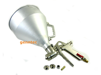 All metal air dry wall texture sprayer hopper popcorn