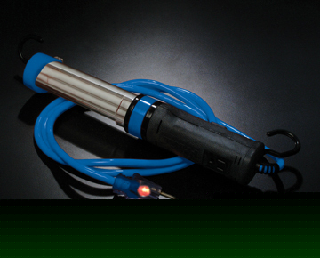 New : 6FT 16/3 sjtw pro glo neon work light, blue