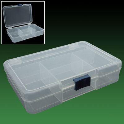 Portable compartments electronic components plastic box