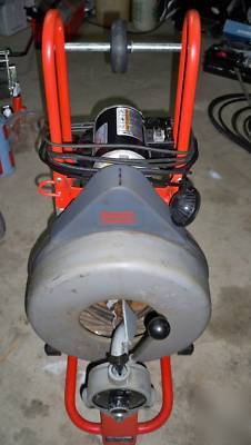 Ridgid drain cleaner, snake, ridgid k-750 drum machine