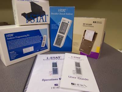 I-stat portable clinical analyzer and accessories 