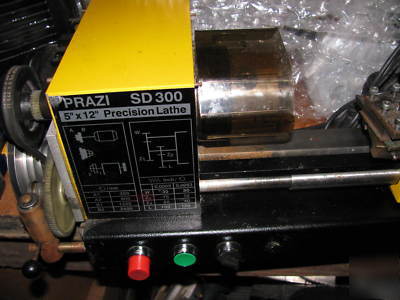 Prazi sd 300 lathe r&d machining lathe metal fabricate