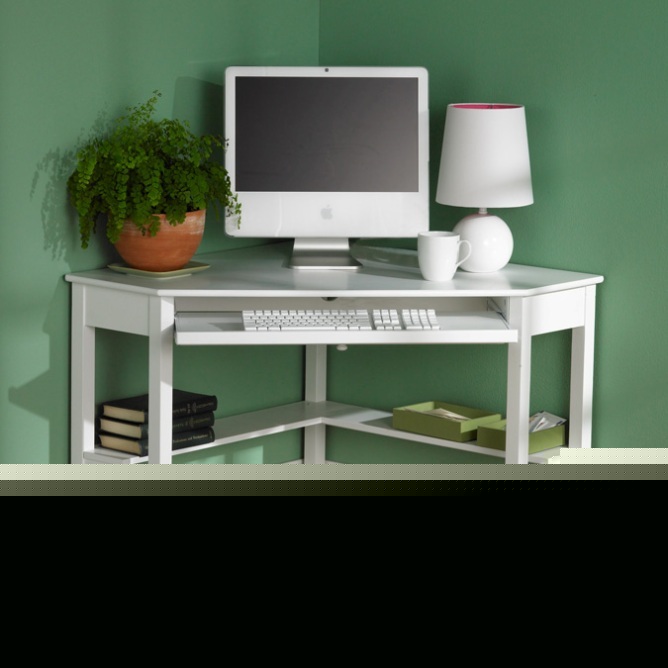 Sei HO6642 - white corner computer desk