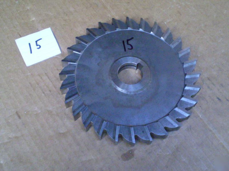 Slotting stright side milling cutter saw 7 x .625
