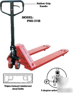 Vestil full featured deluxe pallet truck PM5-2748