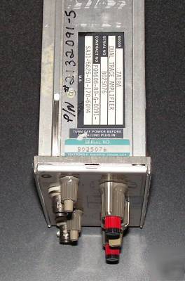 Tektronix 7A18A 100MHZ dual trace amplifier - tested