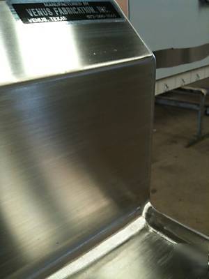 6FT x 28INCH x 34INCH sink with back-splash