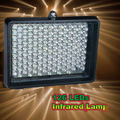 850NM 126 leds 80M infrared lamp cctv wired ir light