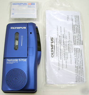 Olympus pearlcorder S702 microcassette voice recorder 2
