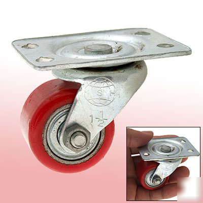 Sigle wheel top plate connector caster for trolley