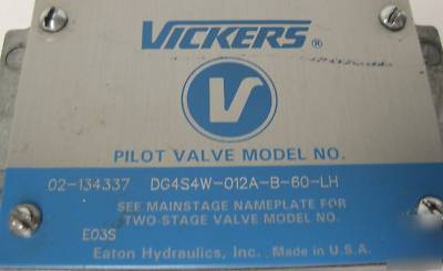 Vickers directional control valve DG4S4W-012A-b-60-lh