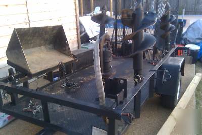 More than a trencher -16HP heavy duty 5PC. work station