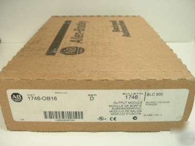 New allen bradley slc 500 1746-OB16 output, in box 