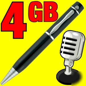 Digital voice recorder pen - 256HR recording MP3 player