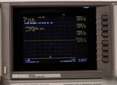 Hp 8510C/10 with 8517B/002 vna 45 mhz to 50 ghz 