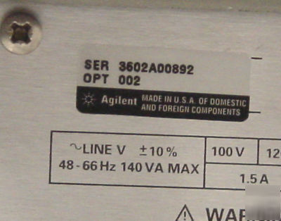 Hp 8510C/10 with 8517B/002 vna 45 mhz to 50 ghz 