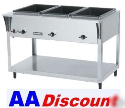 New vollrath servewell 3 well steam table 120V w/ drain