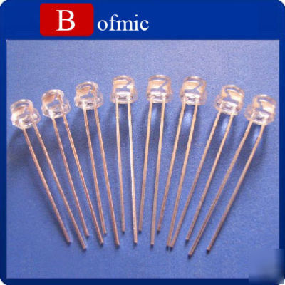 100 pcs light emitting diode leds 5MM white light