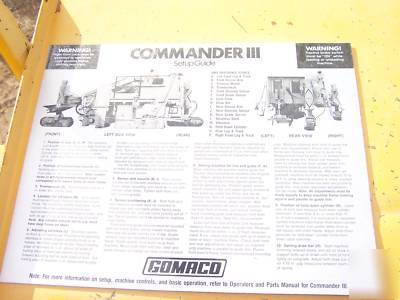 1988 gomaco gt 6300 commander iii curb machine