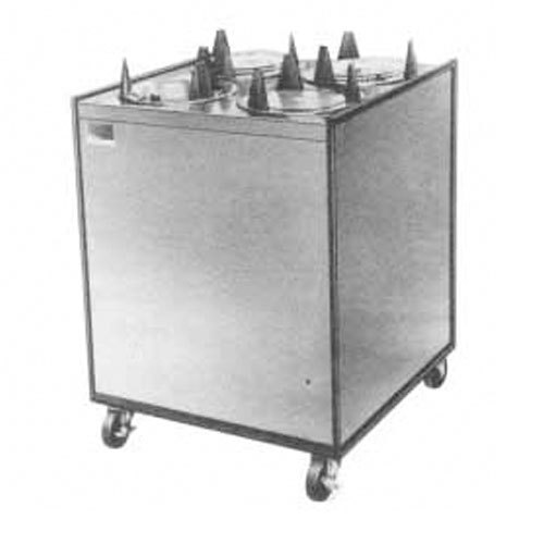 Apw HML4-10 mobile cabinet dish and plate dispenser, fo
