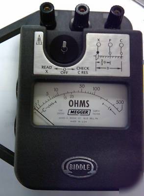 Biddle ground resistance tester #250260